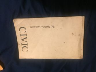 2000 Honda Civic owner manual