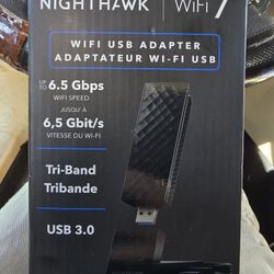 NETGEAR Nighthawk A9000 WiFi 7 USB 3.0 Tri-Band Adapter. 
