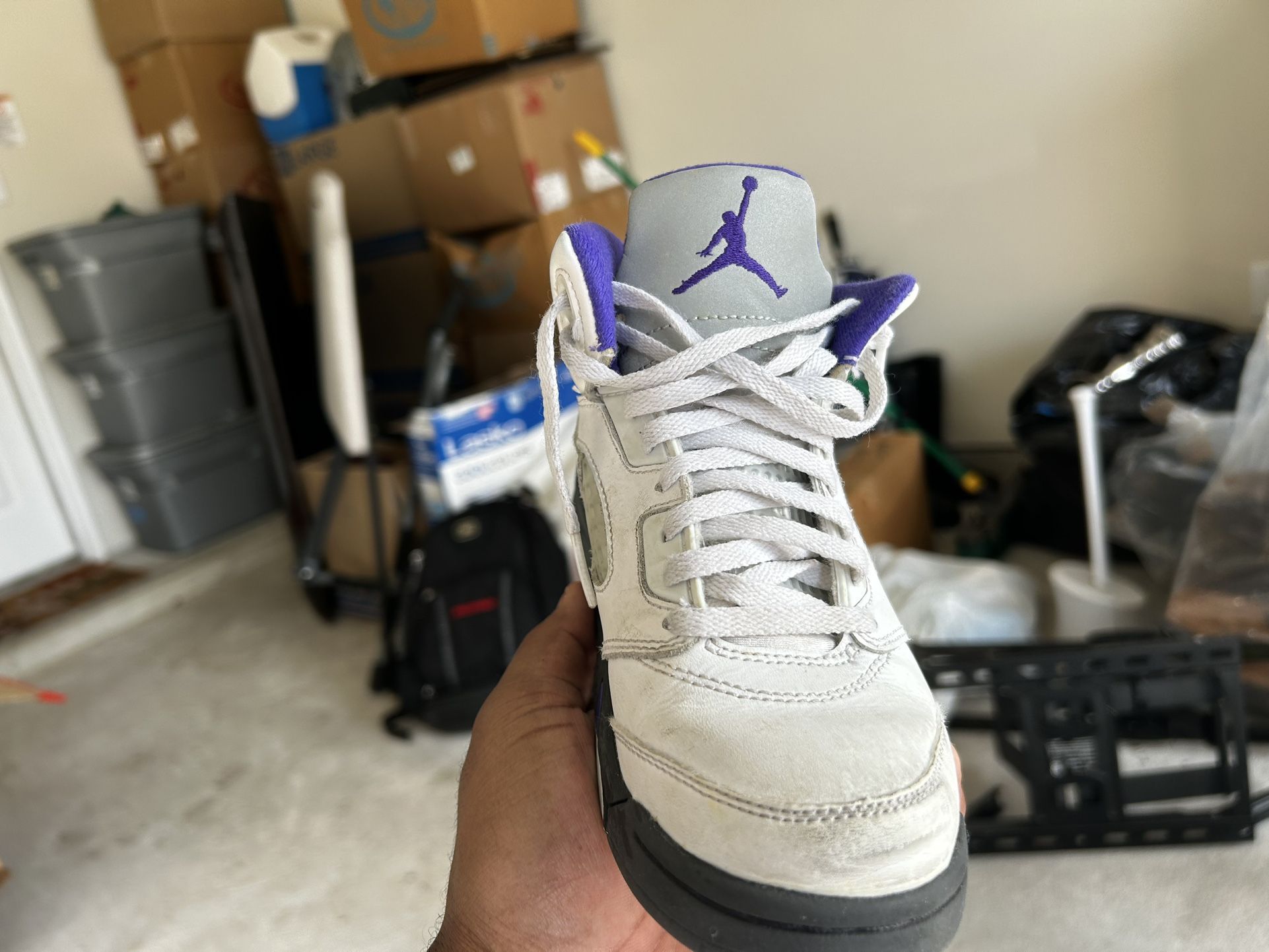 Air Jordan 5 Retro “Grape” (White / Grape Ice / Black / New Emerald)