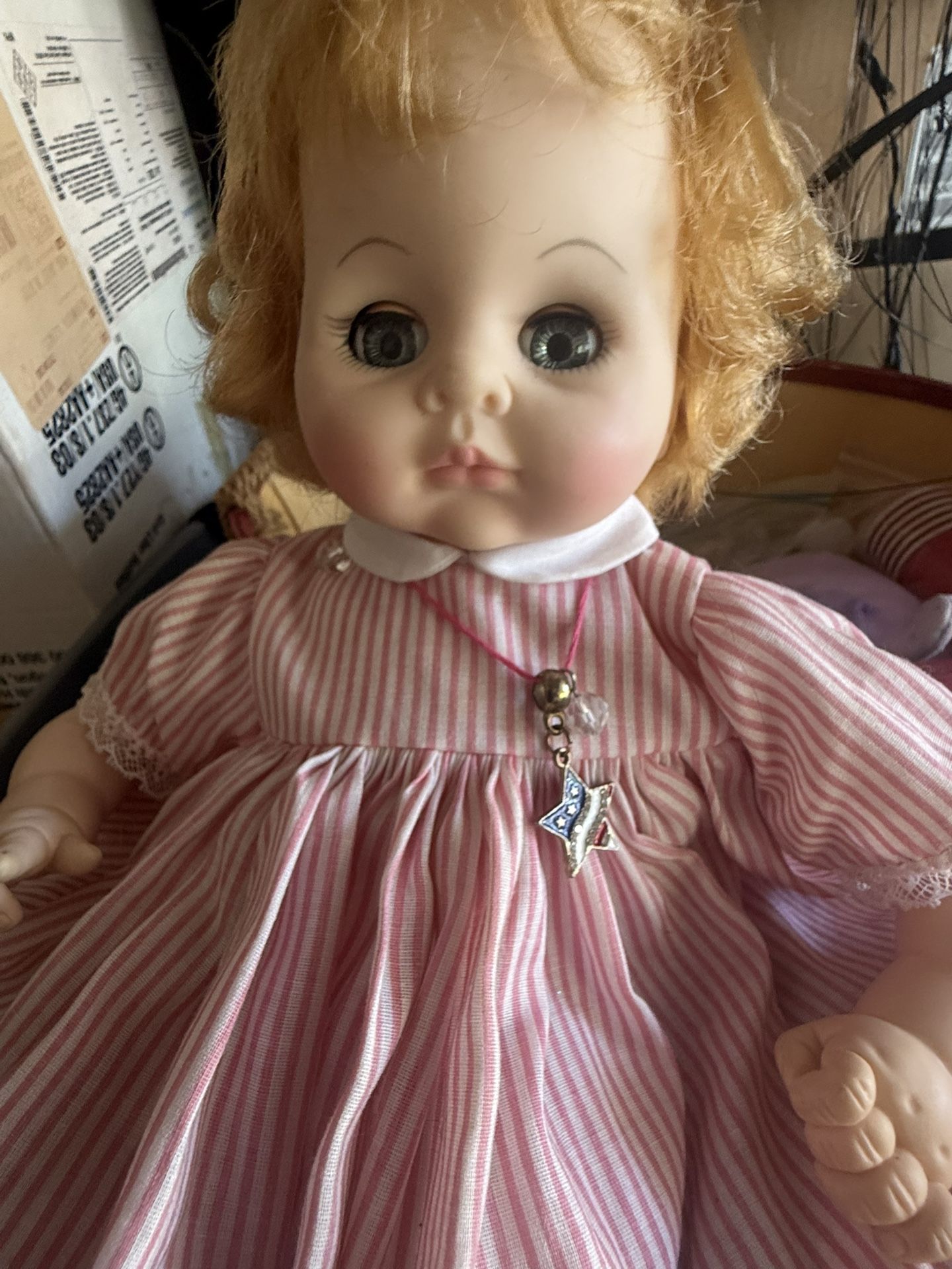 Madame Alexander 1977 Vintage 14” Pussy Cat Pussycat Baby Doll NO BOX