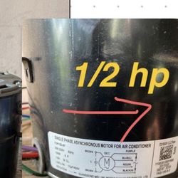 1/2 Hp Blower Motor HVAC System