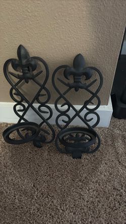 Metal candle holders