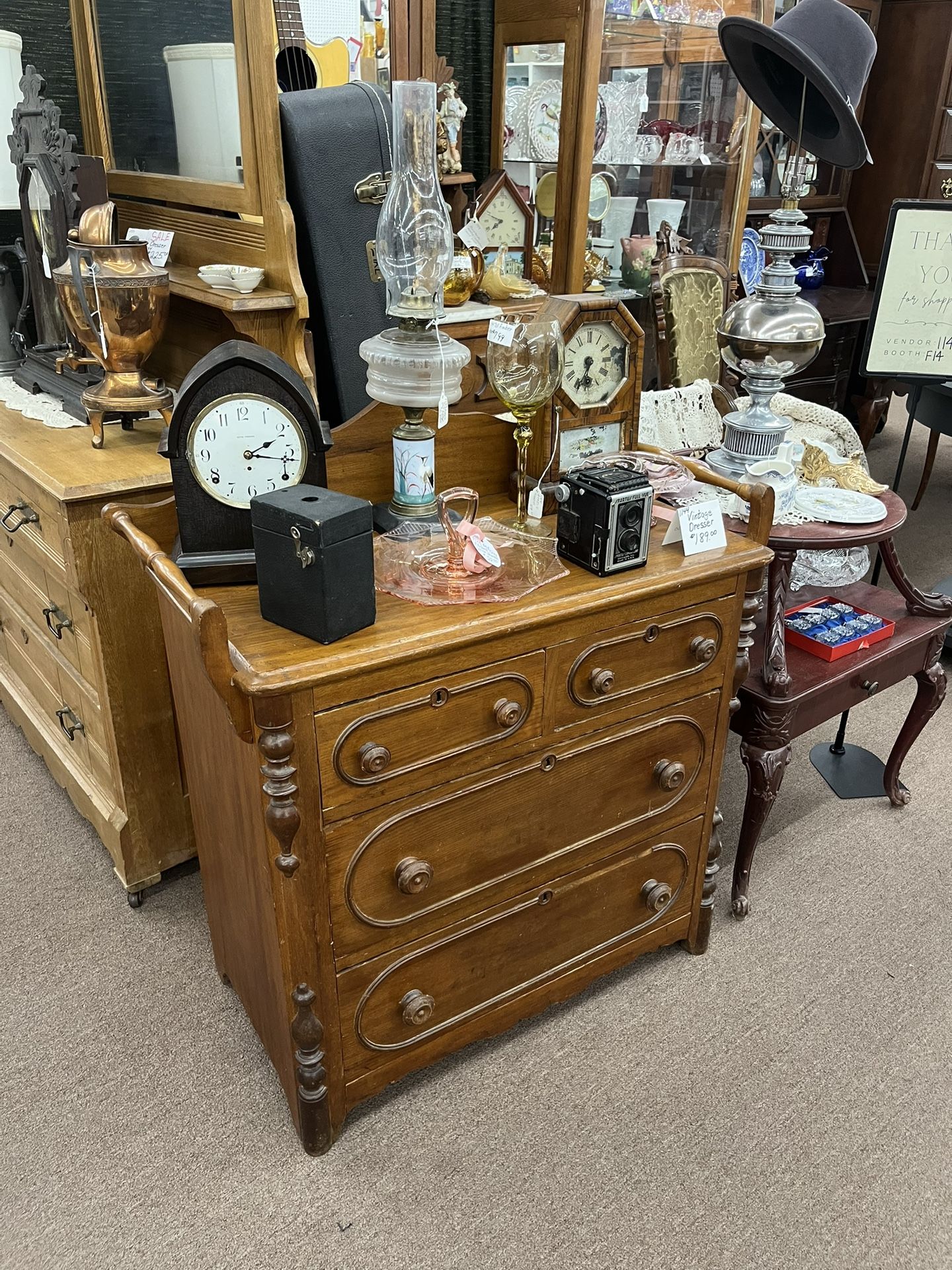Antique Vintage Dresser Washstand