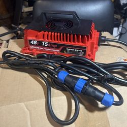 New 48V / 15A Battery Charger Waterproof 