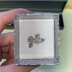 Diamond & Silver Bracelet and Ring - For Sale!
