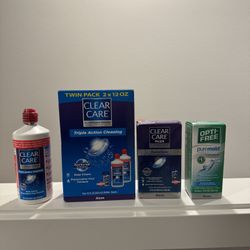 UNOPENED Contact Lens Solution