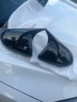 Carbon fiber mirror covers