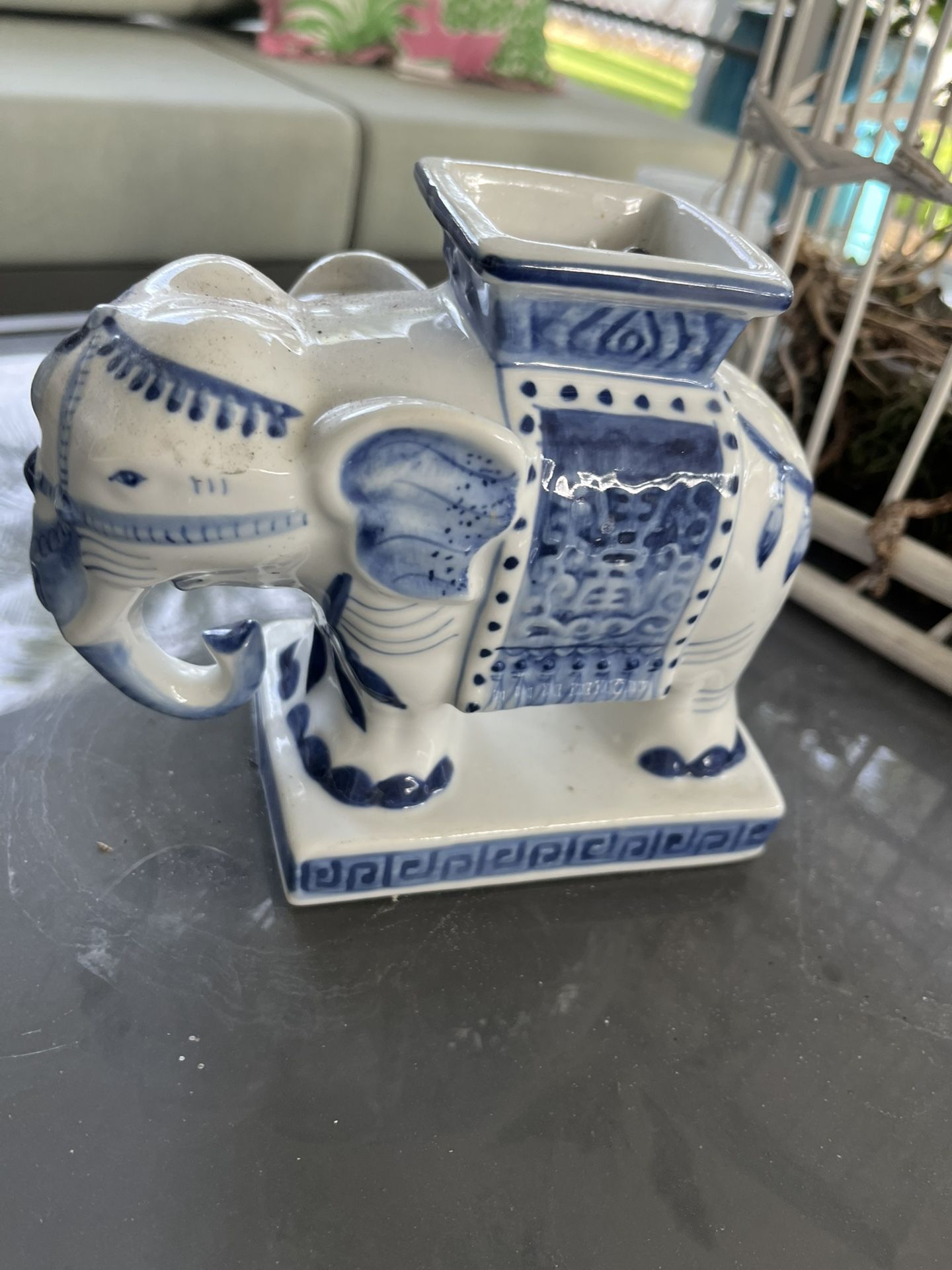 Small Vintage Eleohant Vase