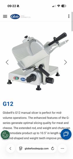 Globe Slicer g12 model like NEW