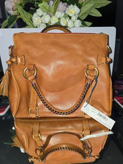 Downey & Bourke -Satchel, Natural color