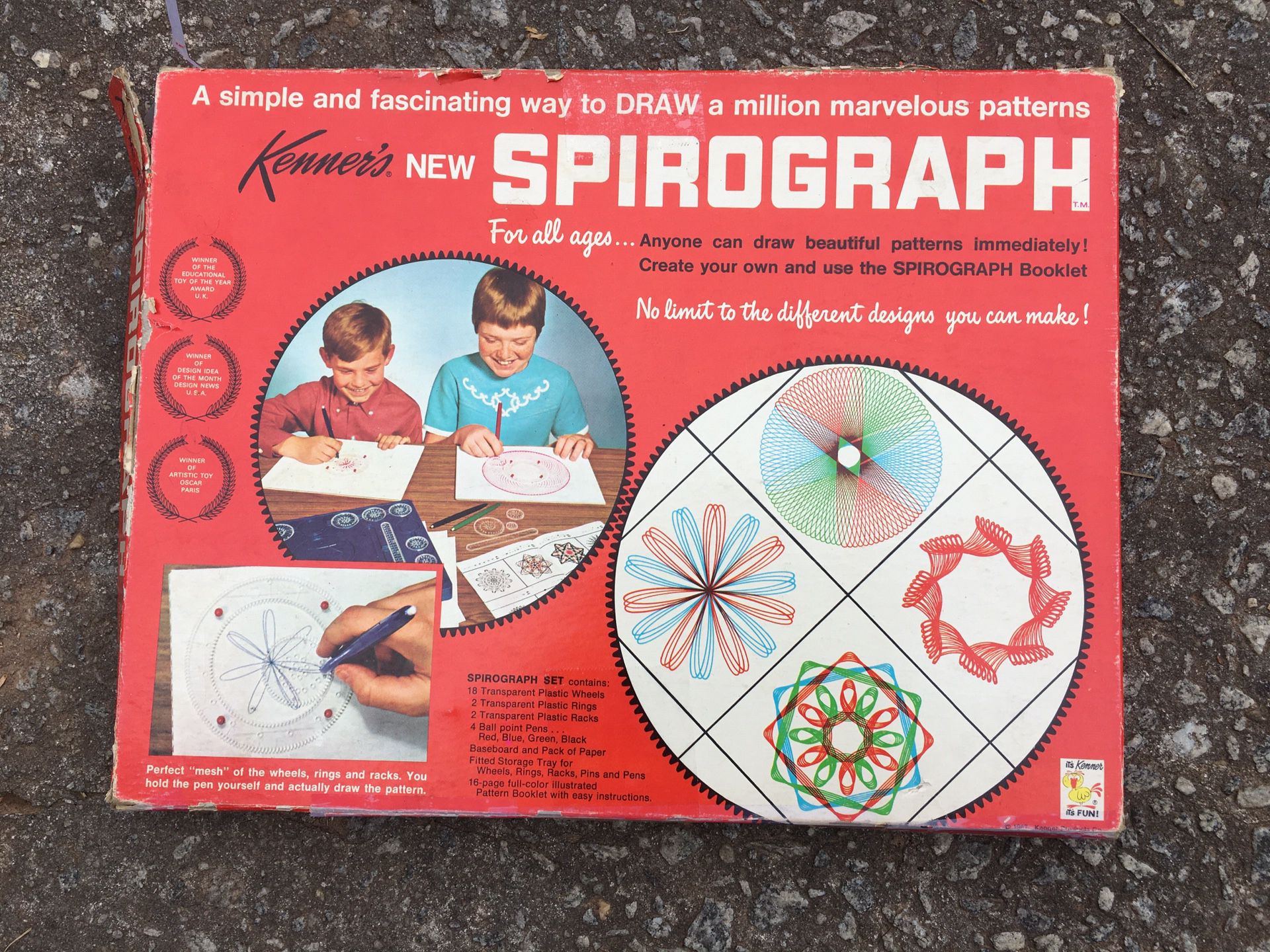 Vintage Spirograph 60s Complete 