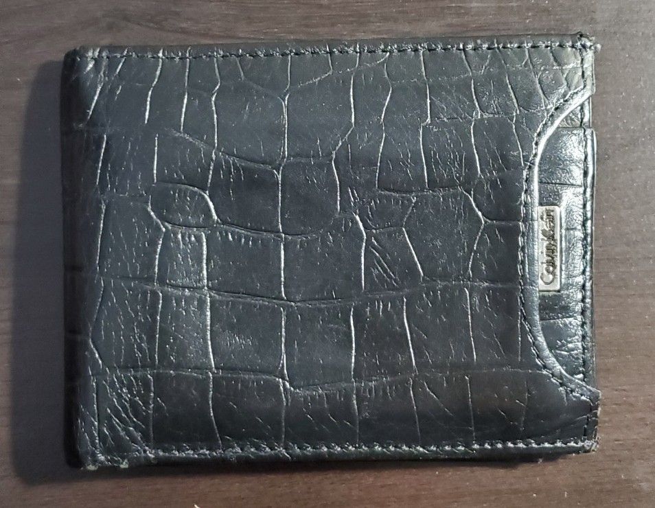 Calvin Klein Wallet - Black Leather