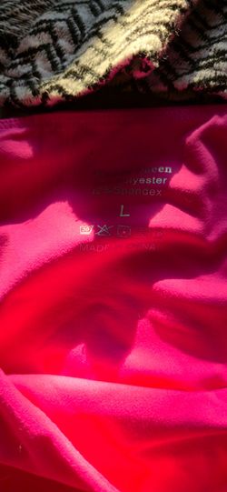 Hot Pink Spandex Top Size Large