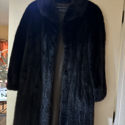 Beautiful Mink Coat, Black Gorgeous