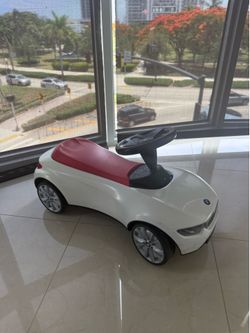 BMW Genuine Baby Racer III - White/Raspberry Red