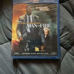 Brand New Still Sealed Man On Fire BluRay DVD 