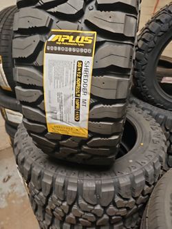 New set of tires aplus mud terrain 35 1250 22 lt