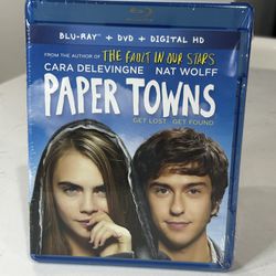 Paper Towns Blu-ray - Brand New & Sealed - Coming-of-Age Drama