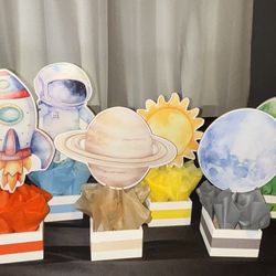 Space Themed Center Pieces