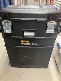 Toolbox 22 in. 4-in-1 Cantilever Mobile Workbench Cabinet Tool Box