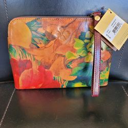 Patricia Nash Multi-colored Leather Bag, NWT 
