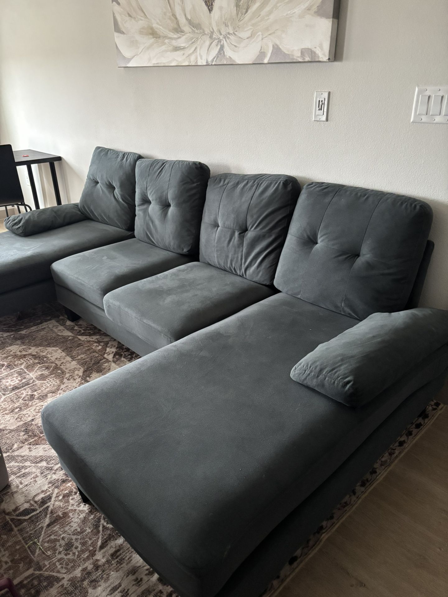 Teal Sectional Couch