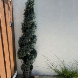 Faux Boxwood Spiral Tree 