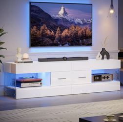 LED Entertainment Center/TV Stand