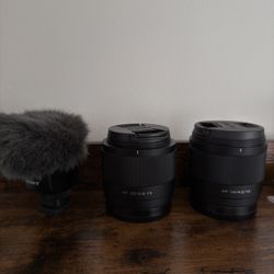 Viltrox 20mm / Viltrox 14mm / Sony Mic ECM-M1