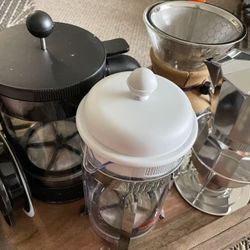 Coffee cold brew, french press
