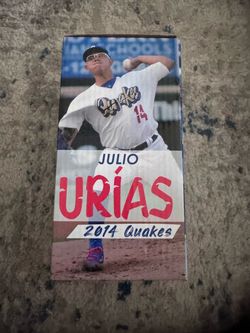 Julio Urías 2014 Quakes Bobblehead Box