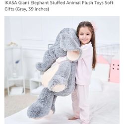 Large Teddy Elephant