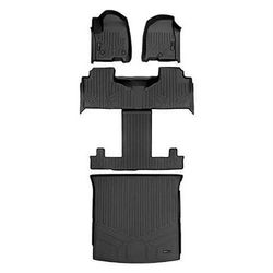 SMARTLINER 3 Rows & Cargo Liner Bundle Compatible with 2021 2022 2023 Cadillac Escalade with 2nd Row Bucket Seats