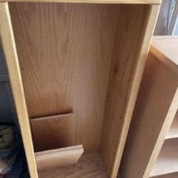Shelves Wooden Room Decor Hutch