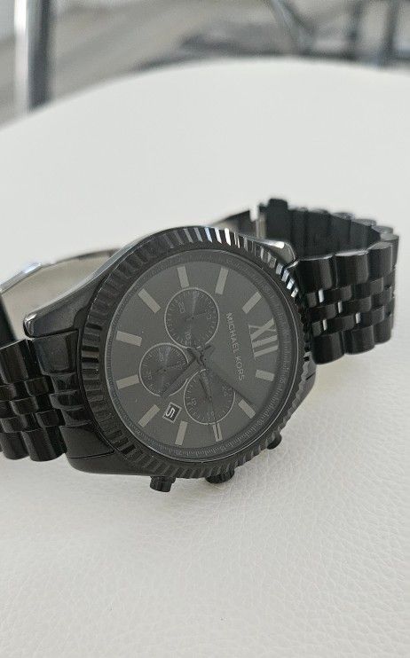 Michael Kors Black Lexington Men's Watch