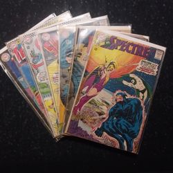 7 Silver Age 1960's DC Comics Batman Superboy Teen Titans Justice League of America 12 Cent Covers