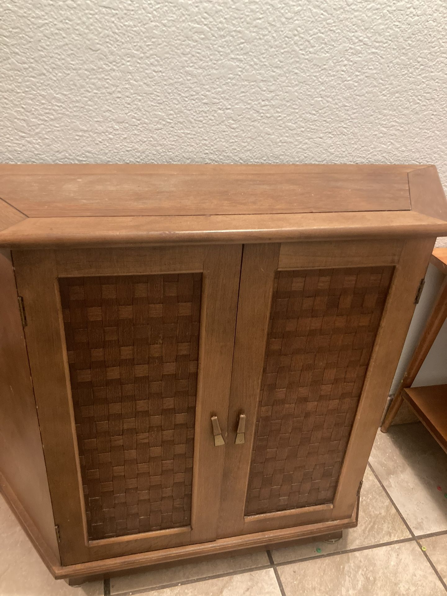 Mid Century 2 Door Console Cabinet