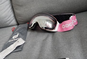 Ski Goggles for Sunny and Cloudy Days, Anti-Fog OTG UV Protection Snowboard Goggles for Men Women Youth