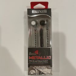Maxwell Bass Metallic Earphones With Mic
