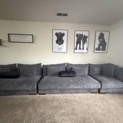 Caileigh 3 Piece Sectional Couch Set