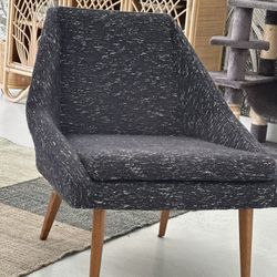 Mid Century West Elm Park Slipper Chair 