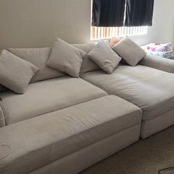 European Feather Couch