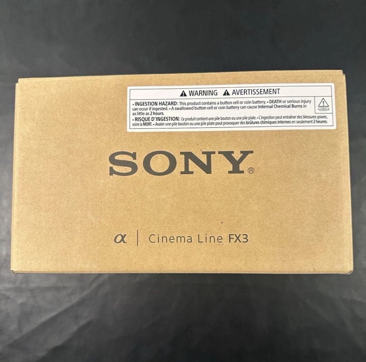Sony FX3 cinema line full frame camera