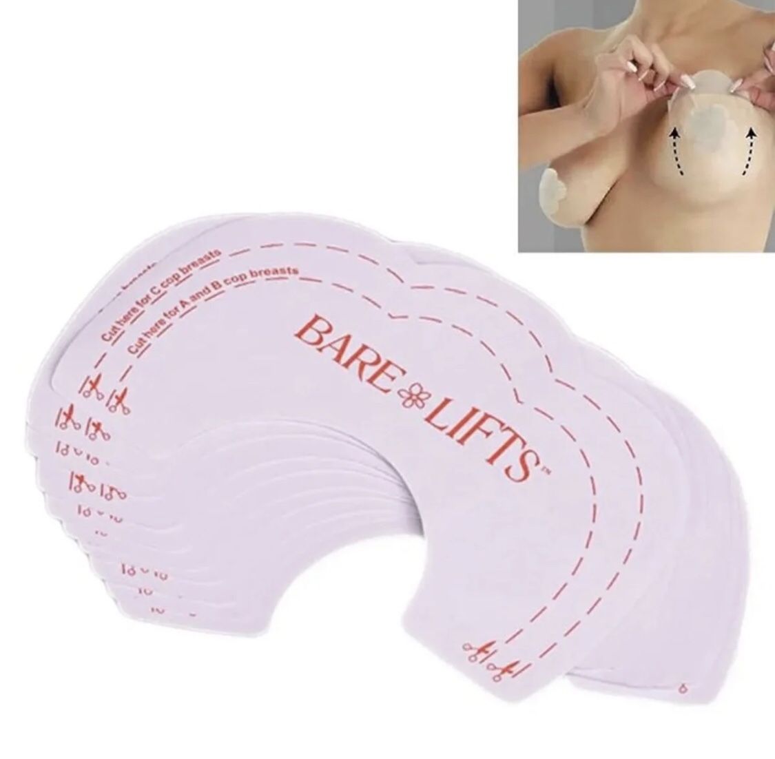 50 pcs Bare Lifts Breast Lift Support
