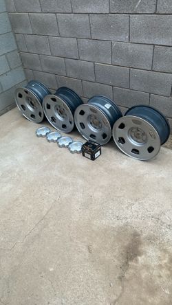 Chevrolet Colorado  wheels, caps, and lug nuts 16x7J Chevy, Colorado Wheels