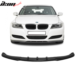 Fits 2009-2011 BMW 3-Series E90 LCI MX Style Front Bumper Lip Spoiler Unpainted - PU