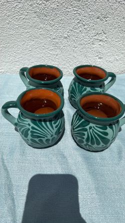 Mexican Talavera Coffee Cups