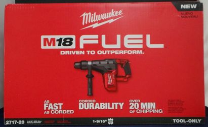 M18 FUEL 18V Lithium-lon Brushless Cordless 1-9/16 in. SDS- Max Rotary Hammer (Tool-Only)
