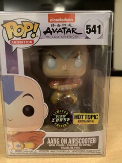 Aang on an air scooter