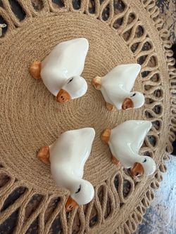 Vintage Napkin Rings duck or goose
